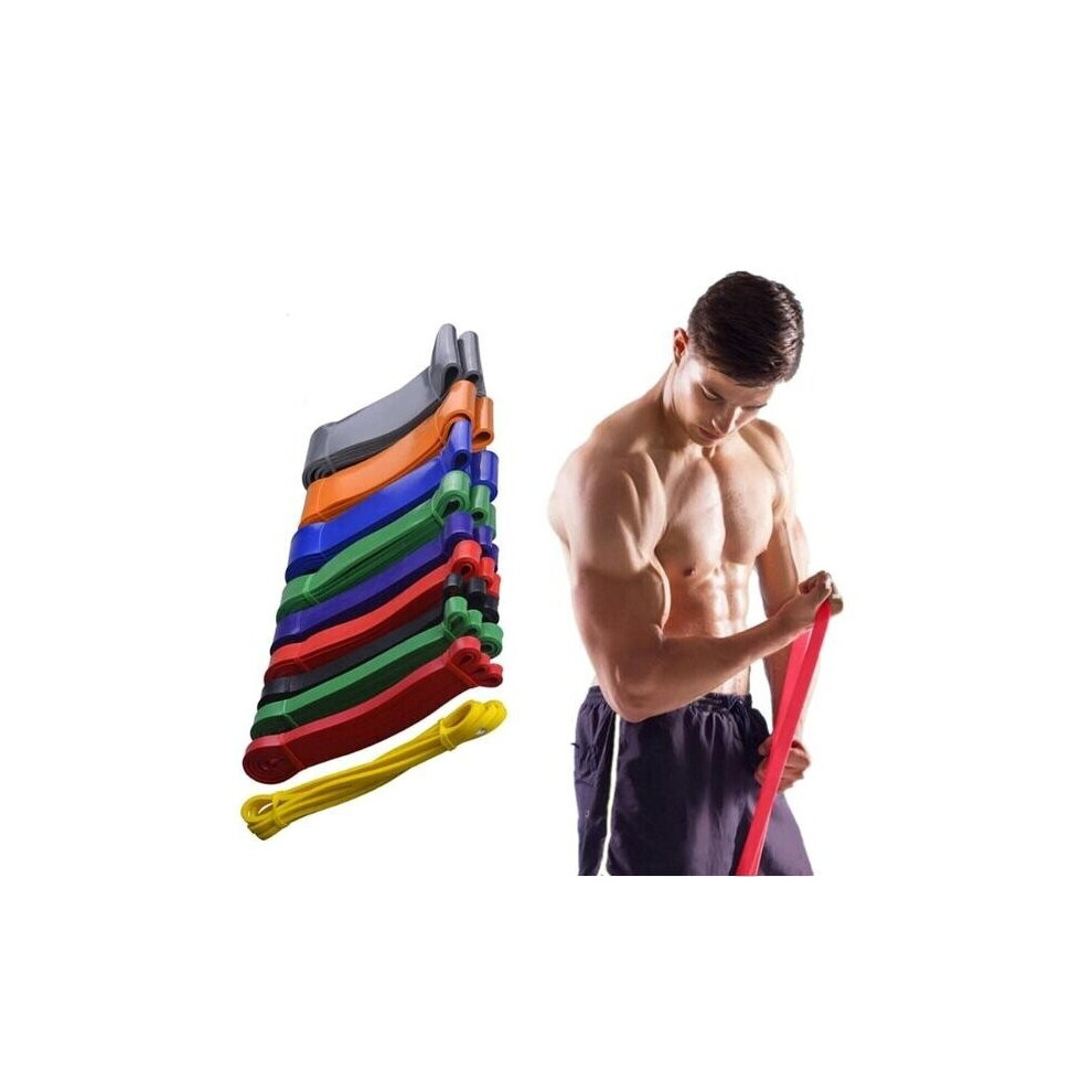 Bandes d'exercice Bandes de résistance Bandes en caoutchouc Powerbands-Orange