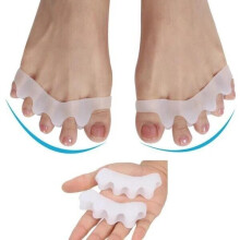 2pcs Alluce valgo Allargatore separa dita dei piedi Supporto separatore dita dei piedi