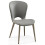 (Grey, 2 x Chairs) Alto Leather Dining Chair 2