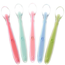 Die besten Babylffel fr die erste Stufe, 4 Monate, weicher Babylffel aus lebensmittelechtem Silikon, selbsternhrende Suglingslffel, erste Stufe