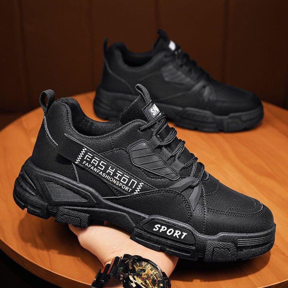 (khaki, EU 39) Men's Waterproof Breathable Autumn Work Shoes for Construction with Thick Soles, Trendy Design