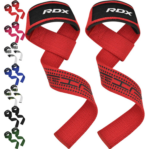 RDX Cinghie da polso per sollevamento pesi 5MM Neoprene imbottito Anti S