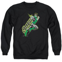 Trevco Sportswear GL248-AS-1 Gl Among The Stars Adult Crewneck Sweatshirt, Black - Small