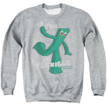 Trevco Sportswear GMB140-AS-5 Gumby Flex Adult Crewneck Sweatshirt, Athletic Heather - 2X