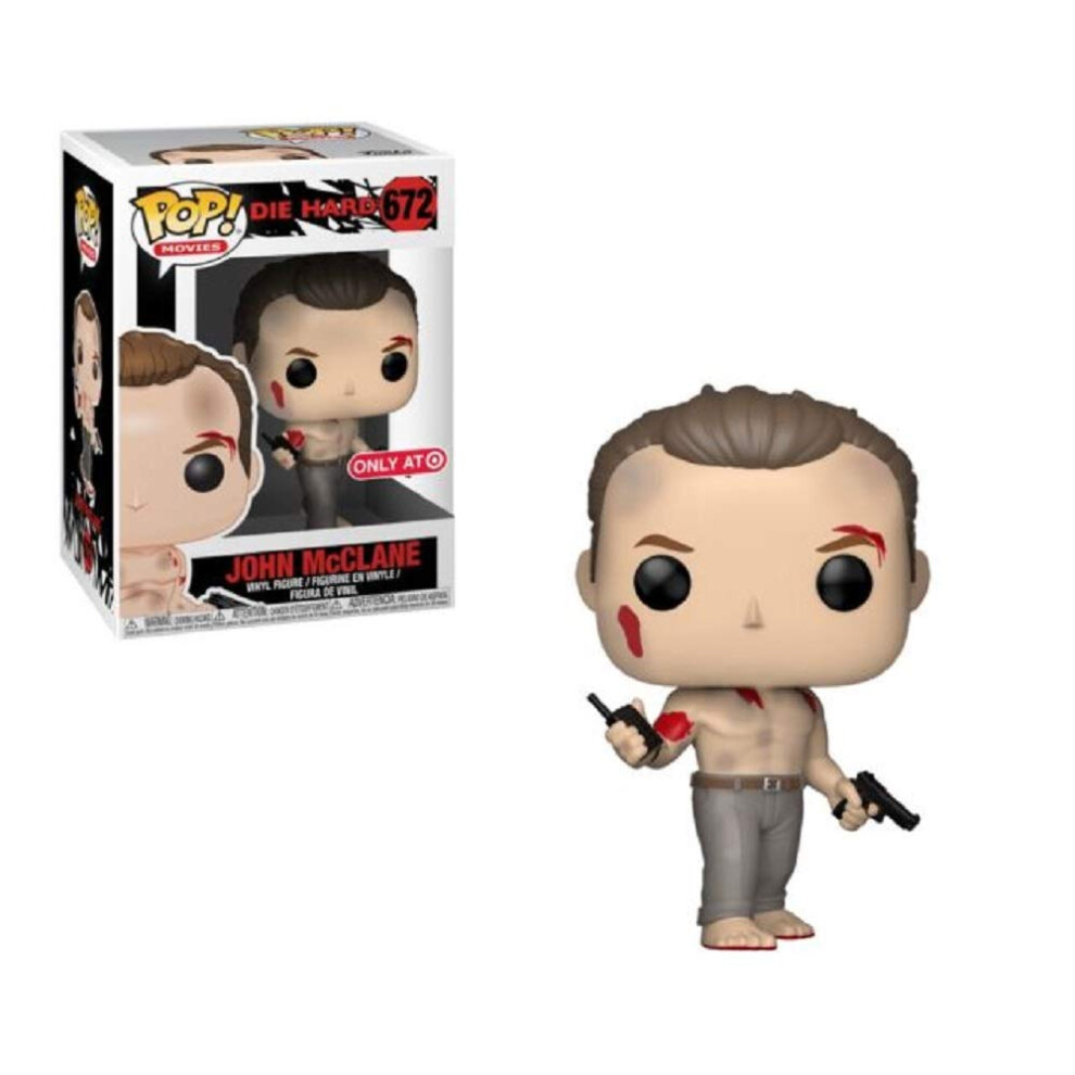 Funko Pop! Die Hard John Mcclane Shirtless Exclusive Vinyl Figure 672