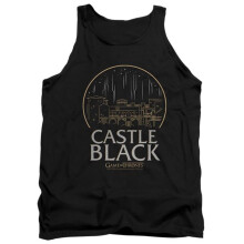 Trevco Sportswear GOT121-TK-4 Game of Thrones Castle Adult Tank Top, Black - Extra Large