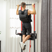 15KG Adjustable Weighted Vest with 15 Metal Weights, Running Weight Vest