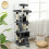 PawHut PawHut 173cm Cat Tower Scratching Post Activity Centre for Indoor Grey 3