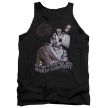 Trevco Sportswear ELV219-TK-4 Elvis Presley Violet Vegas Adult Tank Top, Black - Extra Large