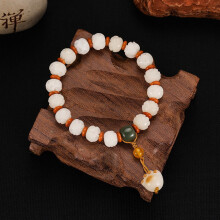 Lotus Natural Jade Agate Chalcedony White Buddha Beads Bodhi Root Bracelets Women A present for her