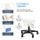 Living And Home Adjustable Massage Table Salon Spa Recliner wtih Swivel Stool 4
