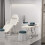 Living And Home Adjustable Massage Table Salon Spa Recliner wtih Swivel Stool 6