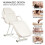 Living And Home Adjustable Massage Table Salon Spa Recliner wtih Swivel Stool 2
