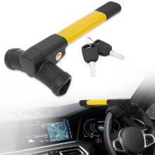 Steering Wheel Lock for Cars Vans, Heavy Duty Anti-theft- 2 Keys