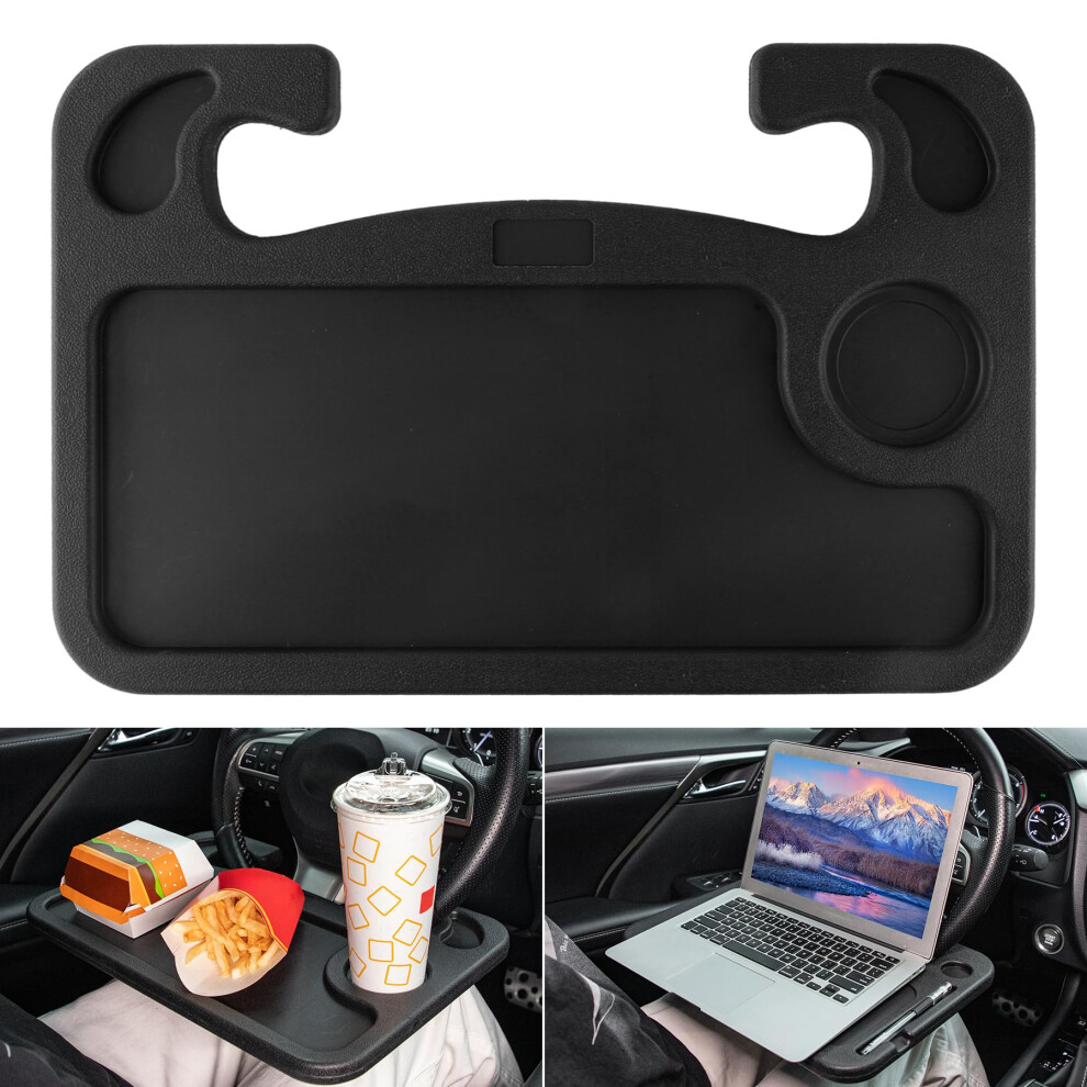 Justtop Car Steering Wheel Desk For Laptop Multipurpose Travel Car Accessories Car Seat Stand Trays For Eating Steering Wheel Under Table Consolebla 613497656652