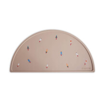 mushie Silikon-Tischset fr Kinder | BPA-freies, rutschfestes Design (Raketenschiff)