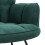 Living And Home Green Linen Tufted Upholstered Rocking Chair 5