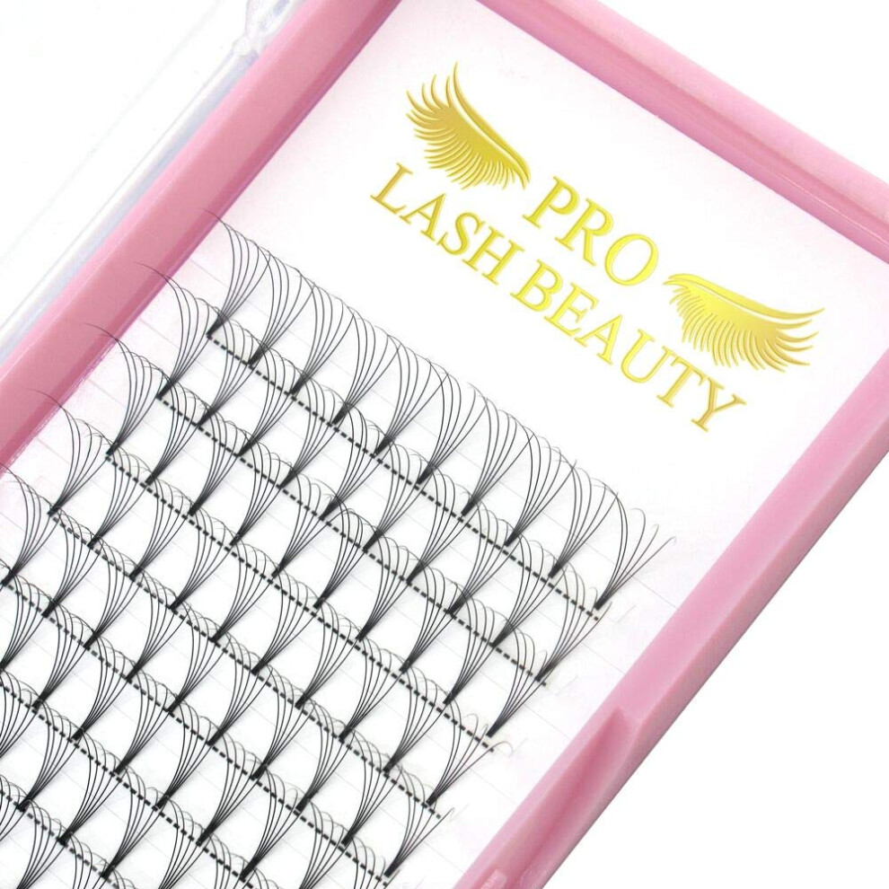 Extensions de cils volumineuses pr   fabriqu   es 5D-c-010-13    ventails pr   fabriqu   s     tige courte
