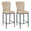 AINPECCA (2pcs, beige(suede)) AINPECCA Bar Stools Bar Chair 1