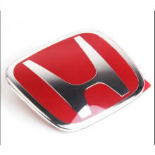 For Honda Civic Type R Badge Front or Rear FN2 Red Chrome