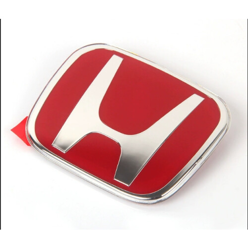 Honda For Honda Civic Type R Badge Front or Rear FN2 Red Chrome 2