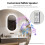 800*500mm Oval Backlit LED Bathroom Vanity Mirror Bluetooth Speaker 6