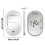 800*500mm Oval Backlit LED Bathroom Vanity Mirror Bluetooth Speaker 9