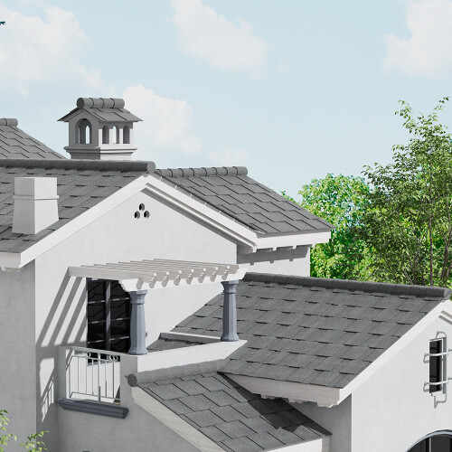 Garden Sanctuary Grey 14 Pcs Laminated Asphalt Shingle Roofing 1