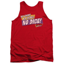 Trevco Sportswear UNI257-TK-5 Fast Times Ridgemont High No Dice Adult Tank Top, Red - 2X