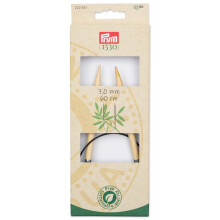 Prym 24"" Rundstricknadeln aus Bambus, 7 mm, Natur