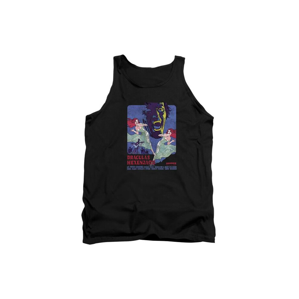 Trevco Sportswear HHOH10026-TK-1 Hammer House of Horror Draculas Adult Tank Top, Black - Small-image-OPC-PGD2M5T-NEW