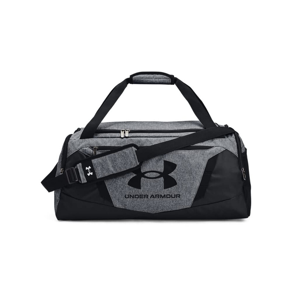 Under Armour Ua Undeniable 5.0 Duffle, Borsa Sportiva Unisex - Adulto, Pitch Grey Medium Heather/Black/Black, M-image