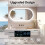 Oval Backlit Bathroom Mirror Bluetooth Speaker Anti-fog Vanity Mirror 5