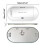 Oval Backlit Bathroom Mirror Bluetooth Speaker Anti-fog Vanity Mirror 9