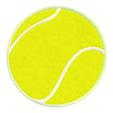 PatchMommy Tennisball-Aufnher, Sport-Aufnher zum Aufbgeln/Aufnhen  Applikationen fr Kleidung
