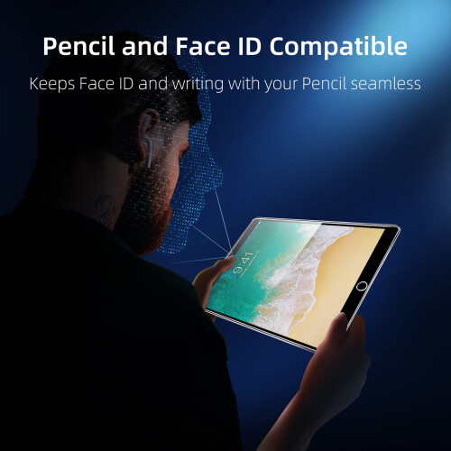 NEW'C 2 Pack projetado para iPad de 9,7 polegadas (2018/2017 6 / 5 gerao) iPad Air 1 iPad Air 2 iPad Pro Protetor de tela de 9,7 polegadas Vi 2