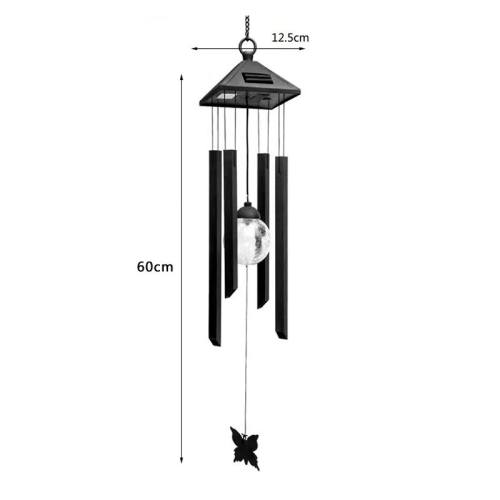 Remarkable Wind Chimes Solar Powered Colour Changing Led Light Garden Windchimes 1
