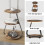 ELECWISH (Brown) LED Sofa Side Table Modern Living Room End Table 10