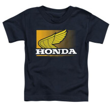Trevco Sportswear HNDA128-TT-2 Honda Wing Gradient Toddler Short Sleeve T-Shirt, Navy - Medium 3T