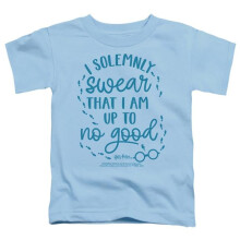Trevco Sportswear HP8986-TT-2 Harry Potter Up to No Good 1 Toddler Short Sleeve T-Shirt, Light Blue - Medium 3T