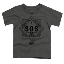 Trevco Sportswear HP9046-TT-1 Harry Potter Wizards Unite Sos Task Force Toddler Short Sleeve T-Shirt, Charcoal - Small 2T