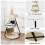 ELECWISH (Wood ) LED Sofa Side Table Modern Living Room End Table 9