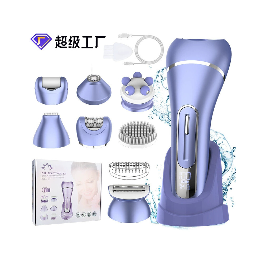 (227) Six-in-one women's hair trimming and shaving instrument private parts shaver electric foot grinding device nose hair trimmer