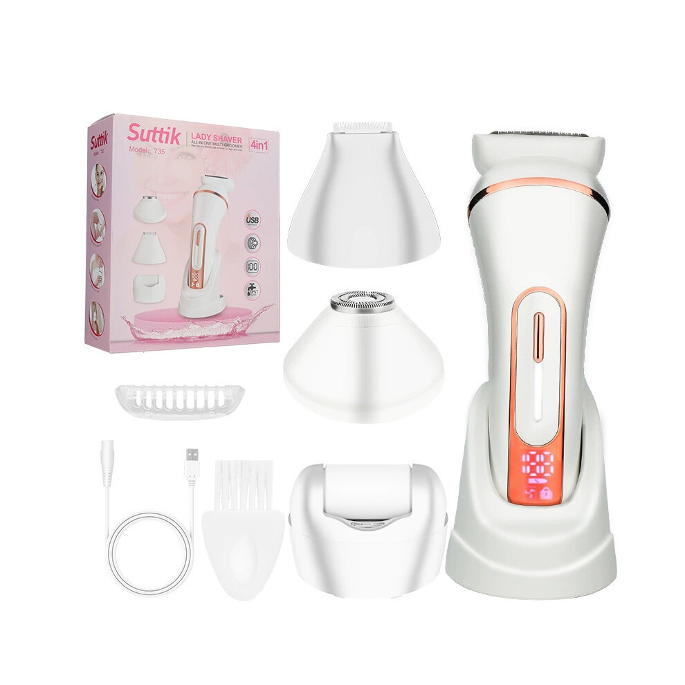 (735) Six-in-one women's hair trimming and shaving instrument private parts shaver electric foot grinding device nose hair trimmer