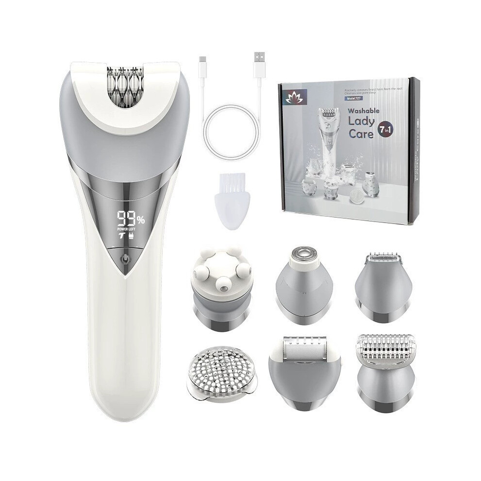 (727) Six-in-one women's hair trimming and shaving instrument private parts shaver electric foot grinding device nose hair trimmer