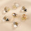CLCTK 16 Pack Glass Cabinet Knobs and Pulls  Oval Crystal Knobs for Dresser Drawers  Matte Black Kitchen Cabinet Knobs Egg Shape 4