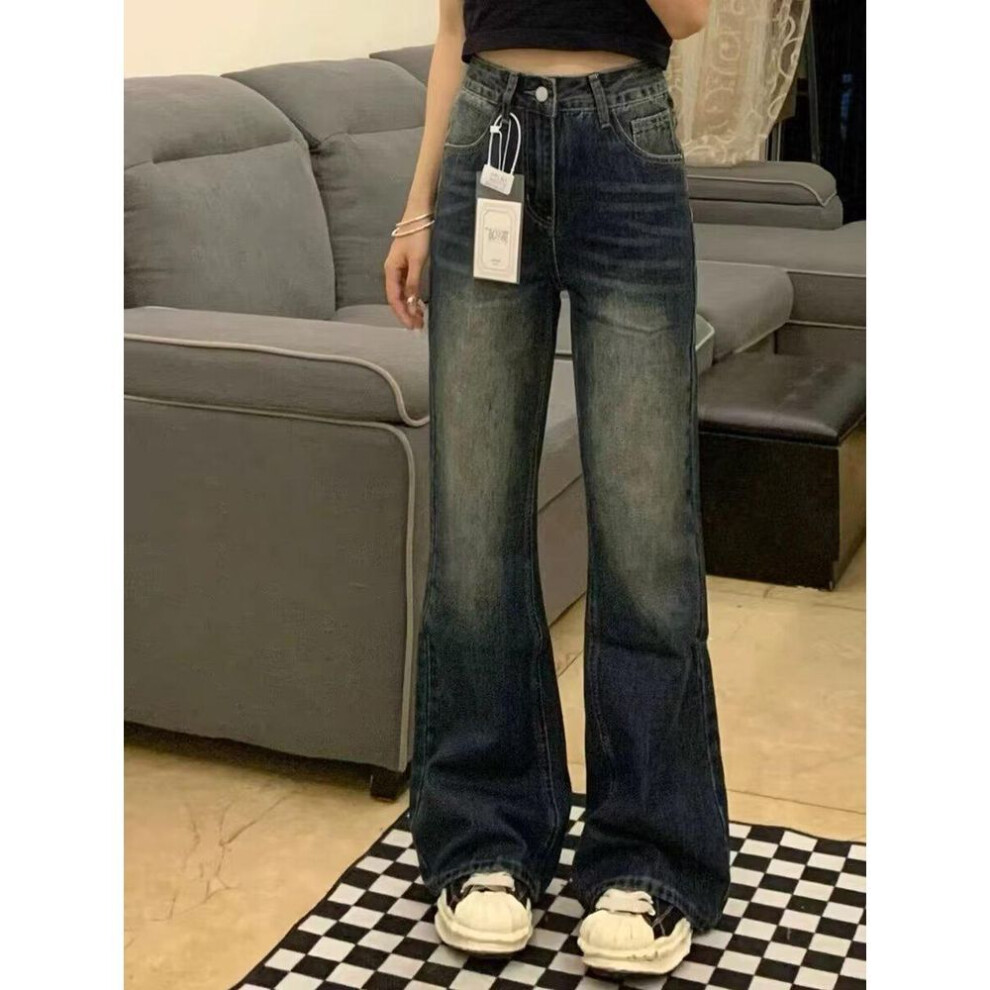 (2XL) "plus Size Pear-shaped High Waist Flared Jeans For Women - Spring/autumn 2024