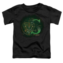 Trevco Sportswear HP8477-TT-1 Harry Potter Celestial Nomad Slytherin Toddler Short Sleeve T-Shirt, Black - Small 2T