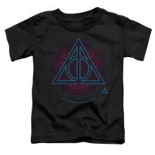 Trevco Sportswear HP8978-TT-1 Harry Potter Hallows Symbol Toddler Short Sleeve T-Shirt, Black - Small 2T