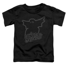 Trevco Sportswear PERRY192-KT-1 Genesis Watcher of the Skies Toddler Short Sleeve T-Shirt, Black - Large 4T